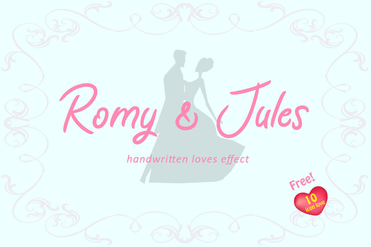 Romy & Jules, a Script Font by AMINMARIO (Photo 9 of 9)