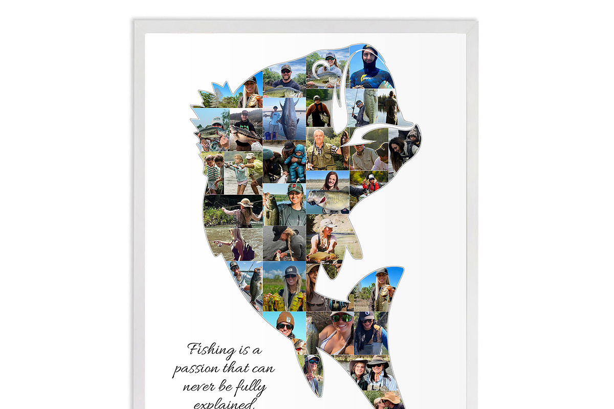 Canva Bass Fish Photo Collage, a Poster Template by AIW SOLUTIONS (Photo 3 of 4)