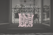 University Clipart, College Vectors, an Education Illustration by The October Creative (Thumbnail 6 of 13)