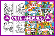 Cute Animals Coloring Book for Kids, an Animal Illustration by Coco Bloom (Thumbnail 1 of 3)