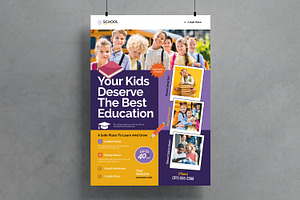 Best Education Flyer Template, a Flyer Template by MightyDesign