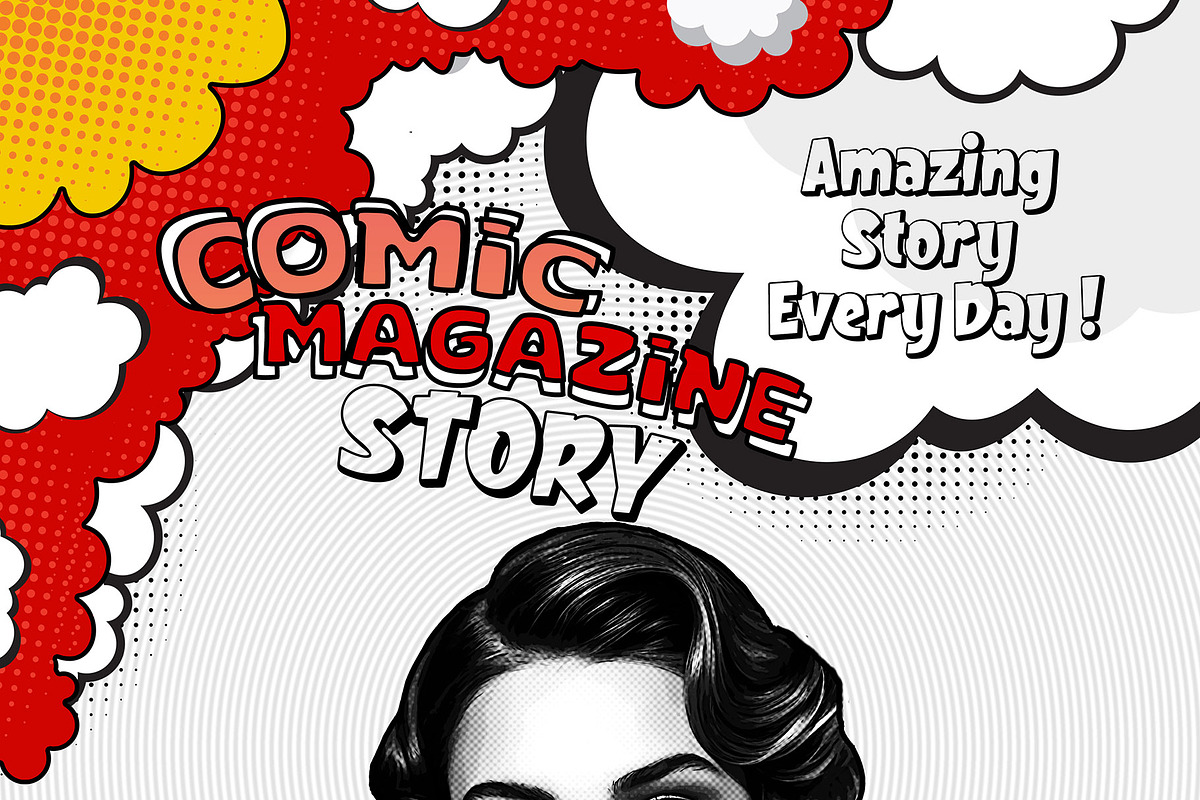 Retro Comic Book Style Poster Art, an Action Add-On by Photoshop Action (Photo 9 of 21)