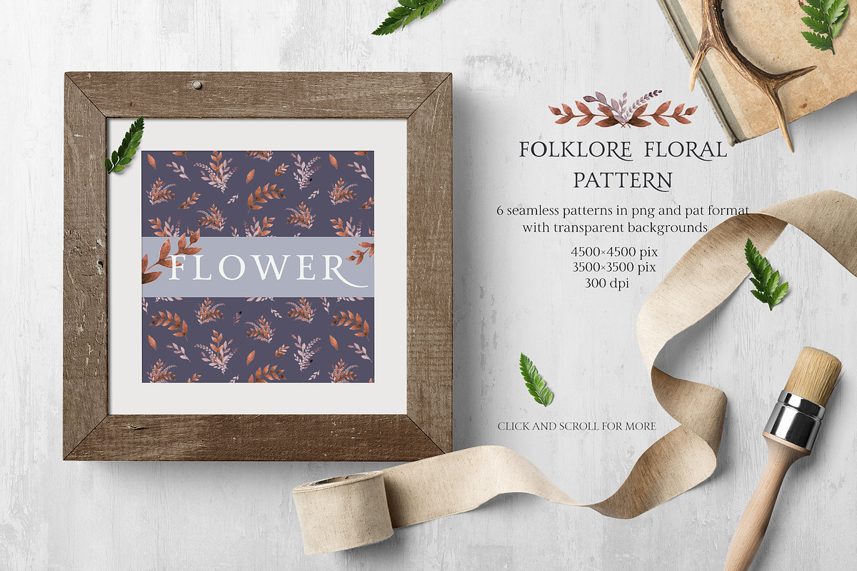Folkloric Floral Set, an Illustration by TL Design (Photo 4 of 9)