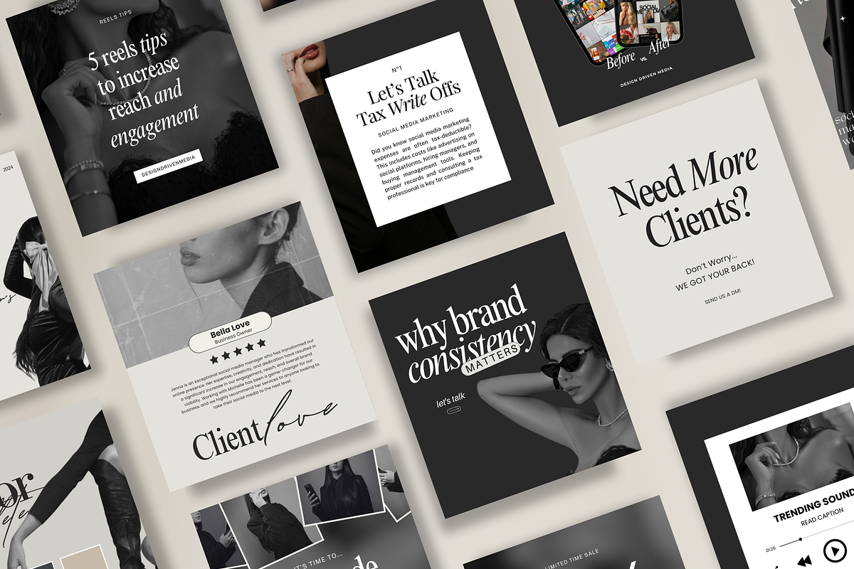 Instagram Templates for Canva, a Social Media Template by Design Driven Media (Photo 3 of 10)