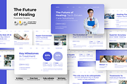 The Future of Healing Google Slides, a Presentation Template by QR Design Studio (Thumbnail 1 of 3)