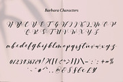 Barbara - A Classy Script Font, a Script Font by Aksapix Studio (Thumbnail 3 of 11)