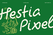 CS Hestia Pixel, a Handwritten Font by Craft Supply Co. (Thumbnail 1 of 8)