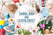 199 isolated summer items (moveable), a Product Mockup by rubinat (Thumbnail 1 of 9)