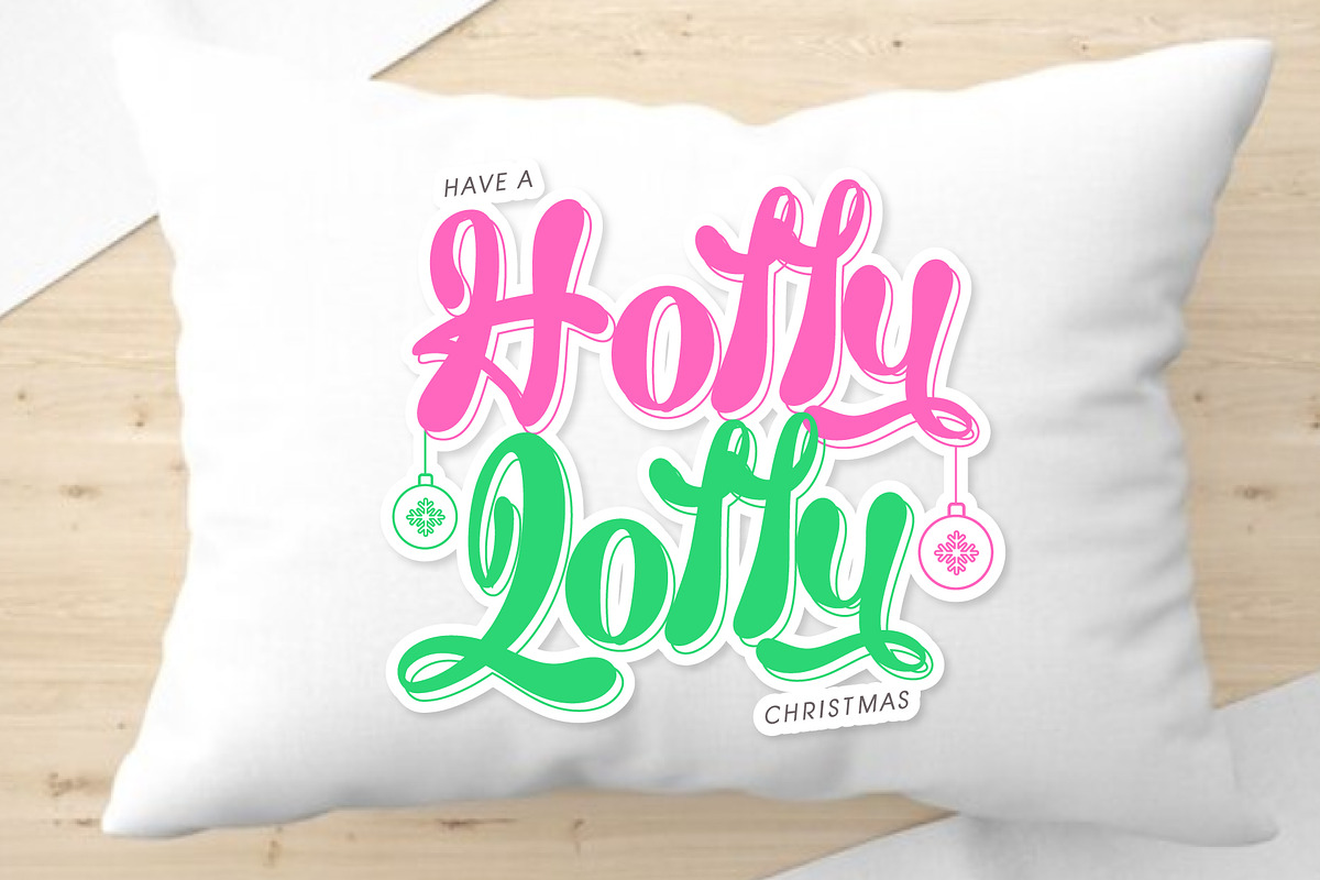 Santa Party Font, a Handwritten Font by KengGraphic (Photo 5 of 13)