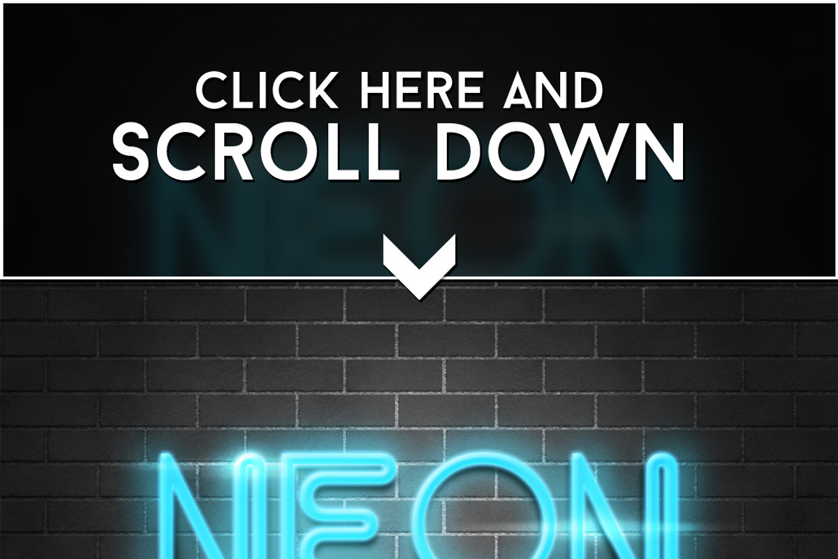 Neon Text Effects, an Advertising Mockup by Krukowski Graphics (Photo 2 of 3)