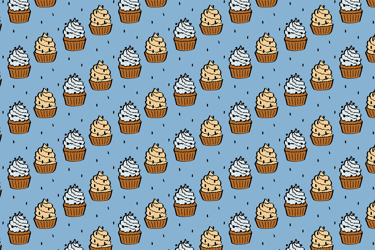 Treat yourself patterns, a Pattern Graphic by Lyolya Profitrolya (Photo 2 of 5)