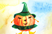 Cute Halloween Pumpkins, a Seasonal Illustration by pictures for you (Thumbnail 3 of 5)