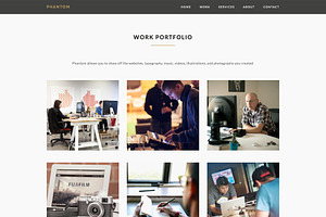 Phantom - Portfolio HTML Template