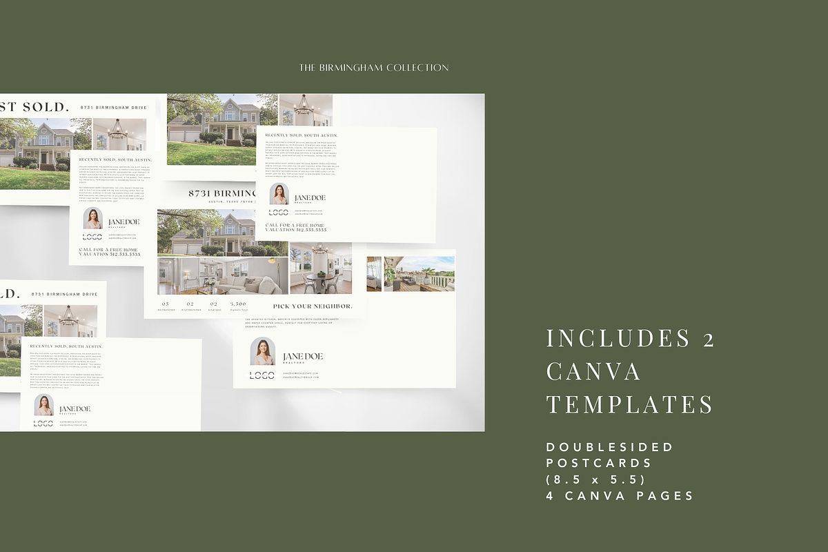 Modern Real Estate Postcards, a Templates & Theme by Legend & Ko. (Photo 2 of 4)