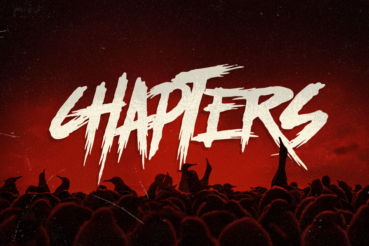 Chapters - Horror Font preview 2