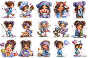Valentines Little Girl Clipart, an Illustration by OK Design (Thumbnail 3 of 6)