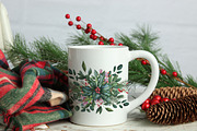 Watercolor Christmas clip art set, an Illustration by WonderWonder (Thumbnail 16 of 21)
