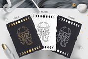 Zodiac signs and constellations, an Illustration by NatalieArtShop (Thumbnail 12 of 16)