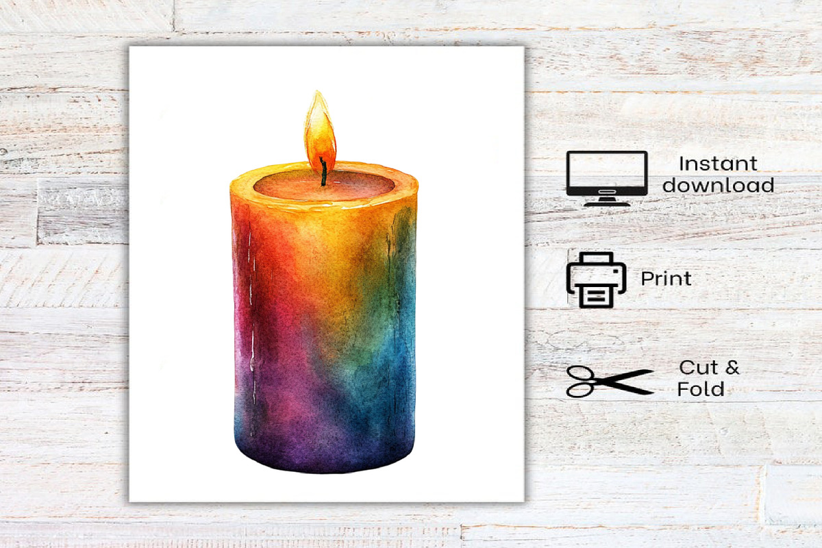 Watercolor Day of the Dead Clipart, an Illustration by Canvas Craft (Photo 7 of 7)