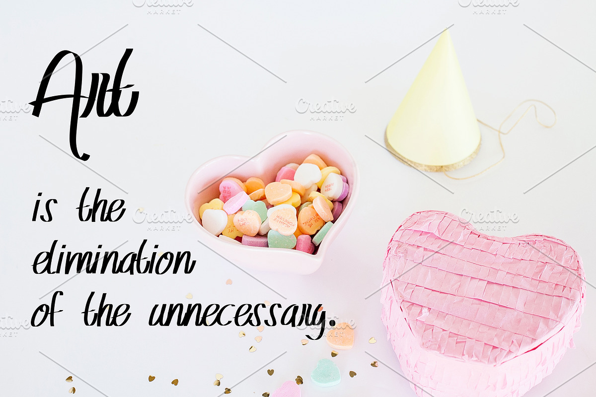 MISO HAPPY Hand Lettered Font preview 2