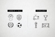 20 Football Soccer Icons World Cup, an Outline Icon by Hatch Design Workshop (Thumbnail 4 of 8)