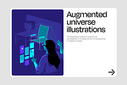 Virtual Reality & AR Illustrations, a Templates & Theme by Formfrom (Thumbnail 2 of 12)
