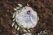 ANIMATED Watercolor Foliage & Gold, a Decorative Illustration by January Bloom (Thumbnail 3 of 12)