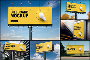 Billboard Mockup, a Product Mockup by mockupbuys