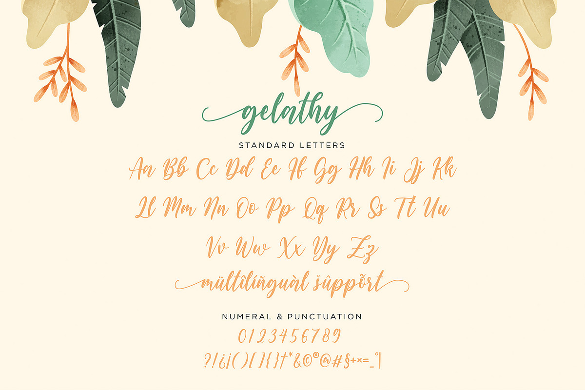 Gelathy - Modern Calligraphy preview 5