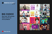 T-Shirt Mock-Up Set, a Shirt Mockup by Freeman Studio (Thumbnail 16 of 20)