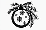 Christmas Ornament Laser Cut Design, a Graphic by balal (Thumbnail 4 of 16)