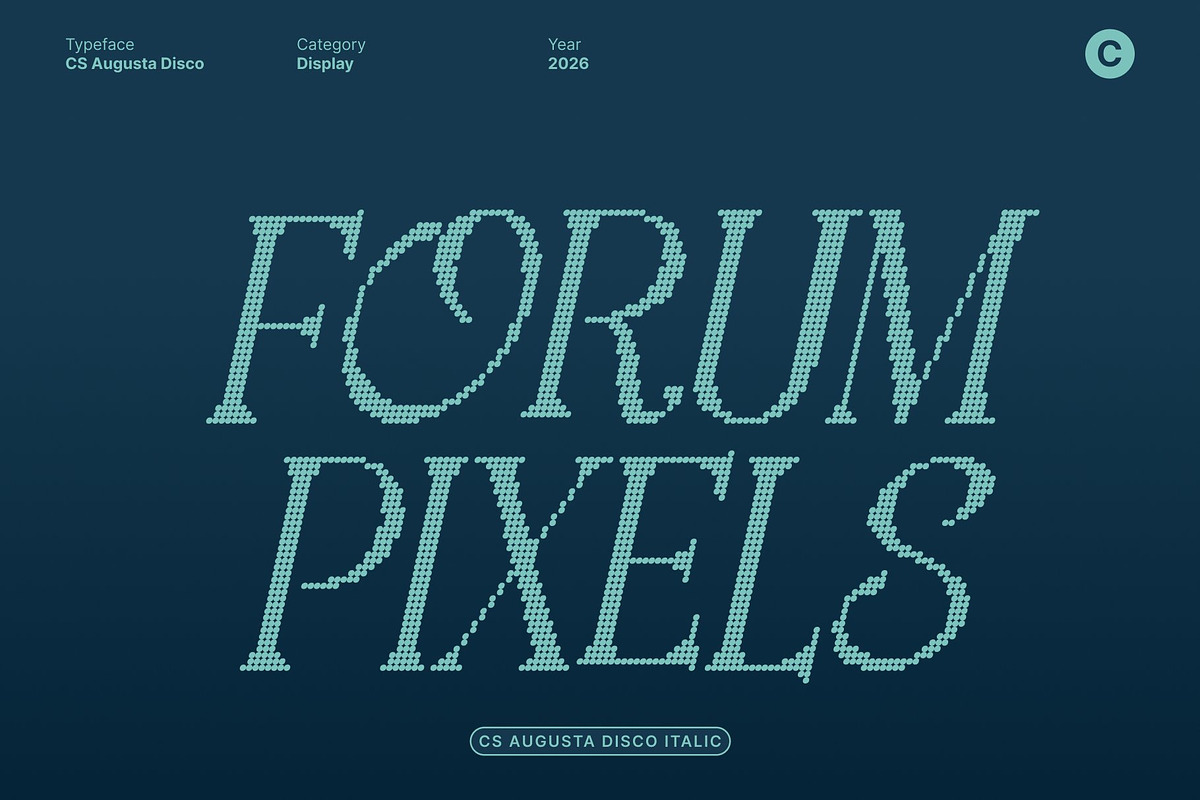 CS Augusta Disco, a Serif Font by Craft Supply Co. (Photo 4 of 8)