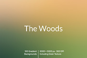 Woods – 100 Gradient Backgrounds, a Texture Graphic by MarkSupply (Thumbnail 1 of 5)