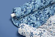 Blue tropical summer beach patterns, a Pattern Graphic by Tani Kuzminka (Thumbnail 14 of 22)