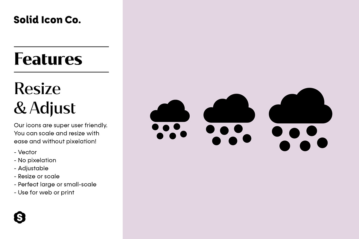 Weather Icons, a Solid Icon by Solid Icon Co (Photo 2 of 6)