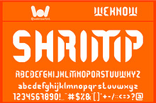 Shrimp font