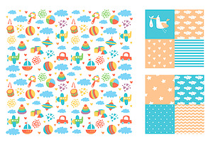 Baby Shower Vector Set