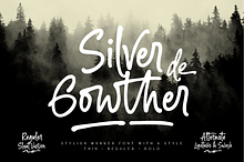 Silver Gowther Marker Font