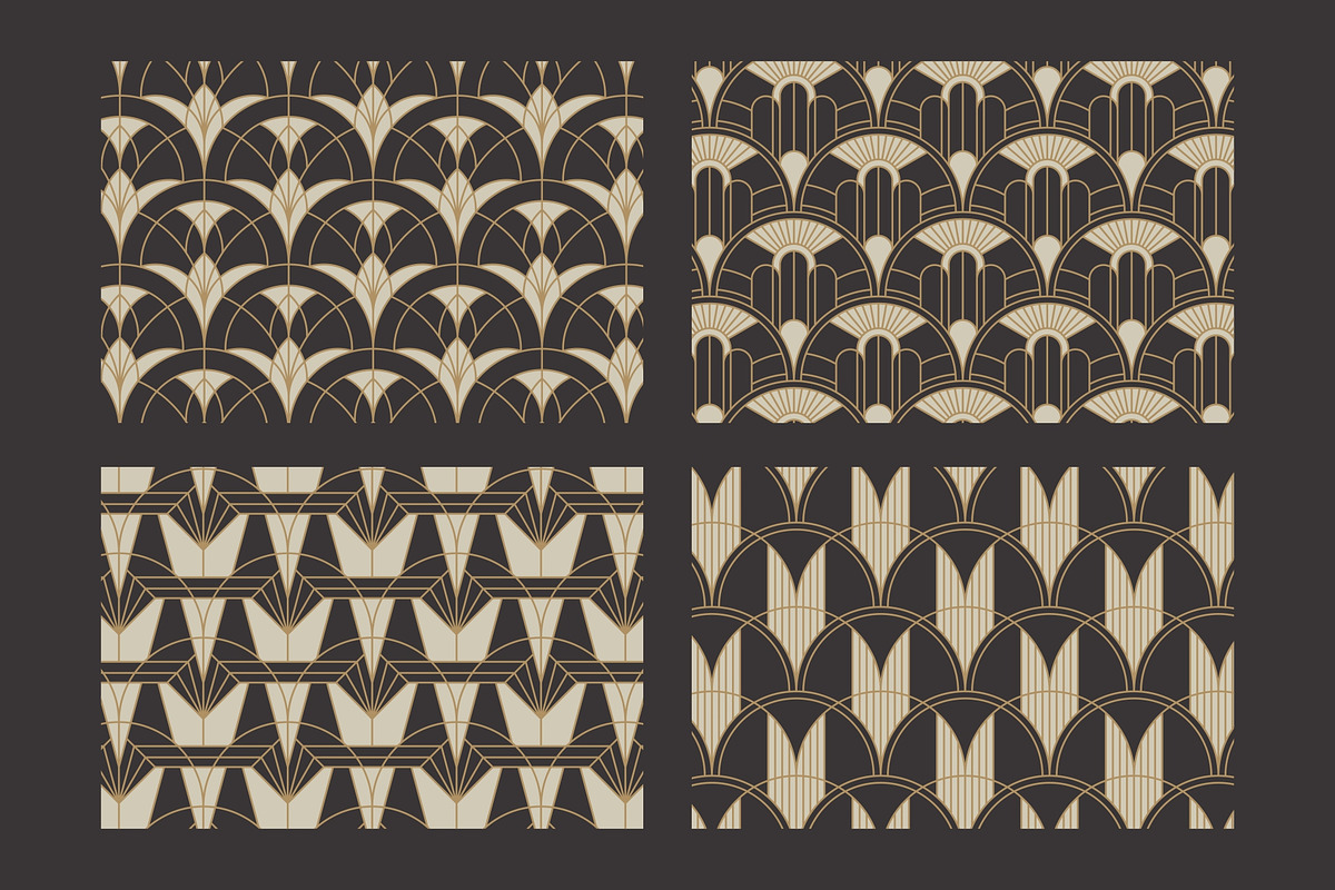 Neo Deco Seamless Pattern, a Pattern Graphic by Firowerk (Photo 6 of 8)
