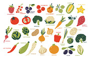 Fruits Vegetables Berries Collection, a Food Illustration by Chelovector (Thumbnail 4 of 6)