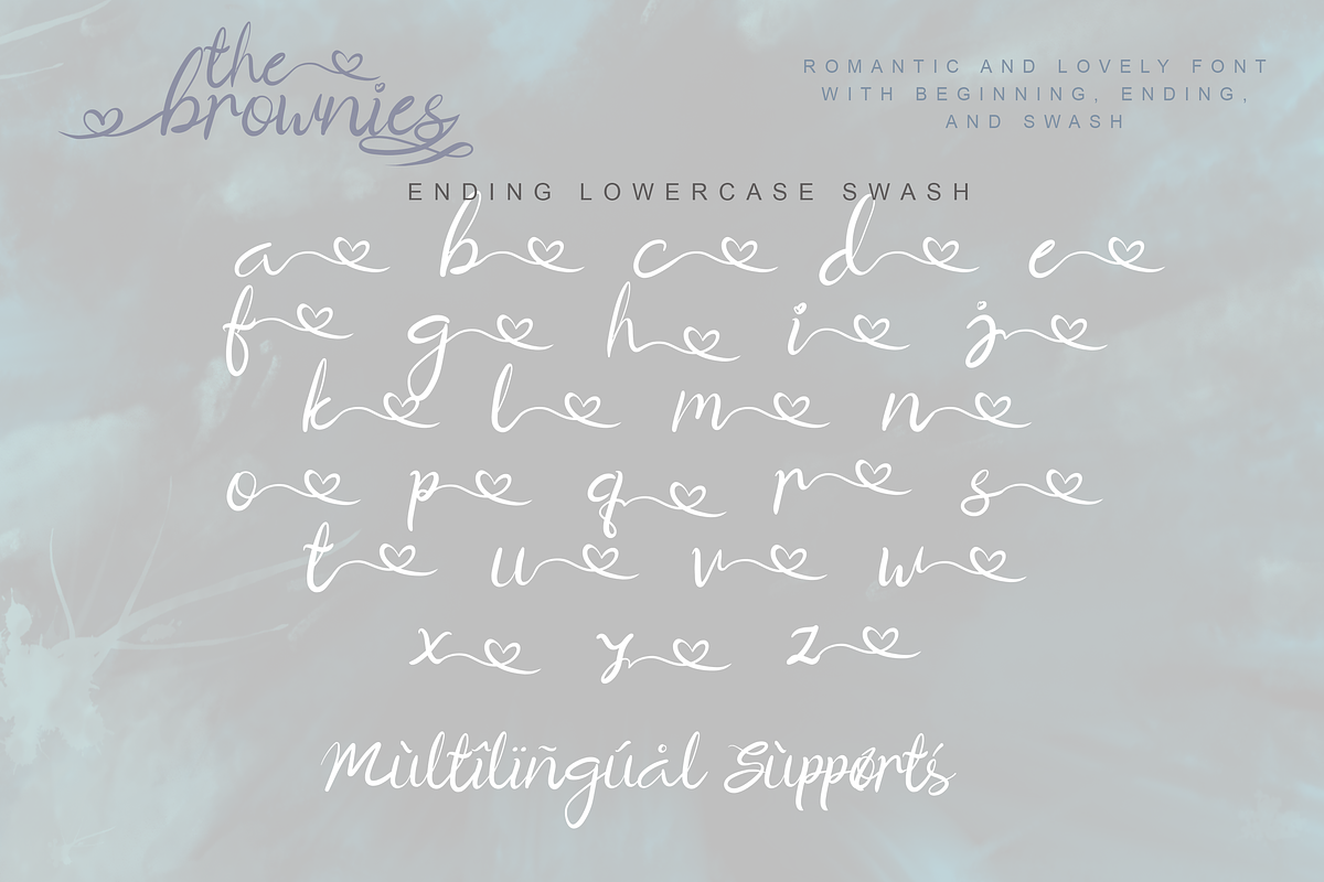 The Brownies | Romantic Love Font, a Script Font by DiosiArt (Photo 9 of 10)