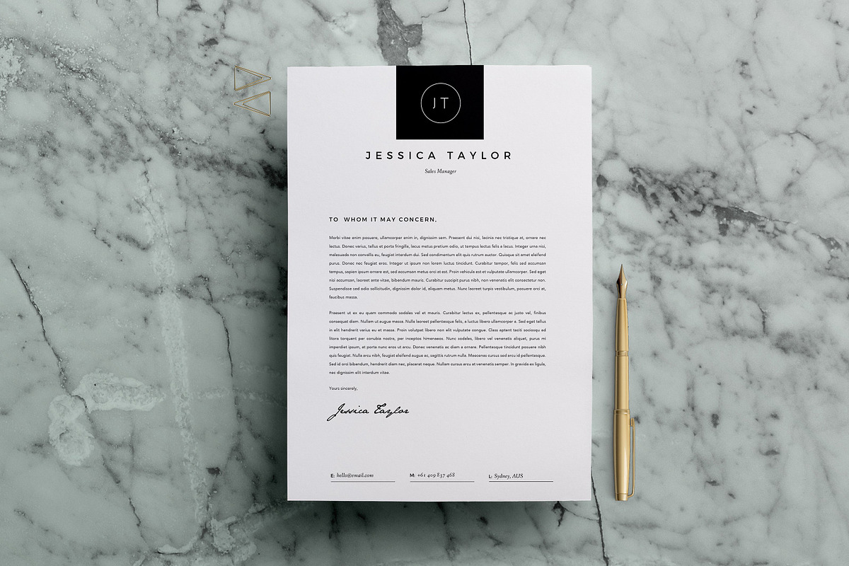 Resume Template 3 Page | CV Template, a Resume Template by The Template Depot (Photo 3 of 5)