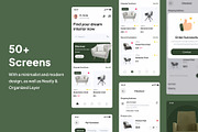 Futuristic - Furniture Apps UI Kits, an App Template by Minialis (Thumbnail 2 of 6)