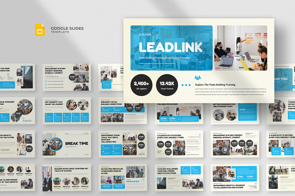 Team Building Training Google Slides, a Presentation Template by fluffstudio (Photo 1 of 4)