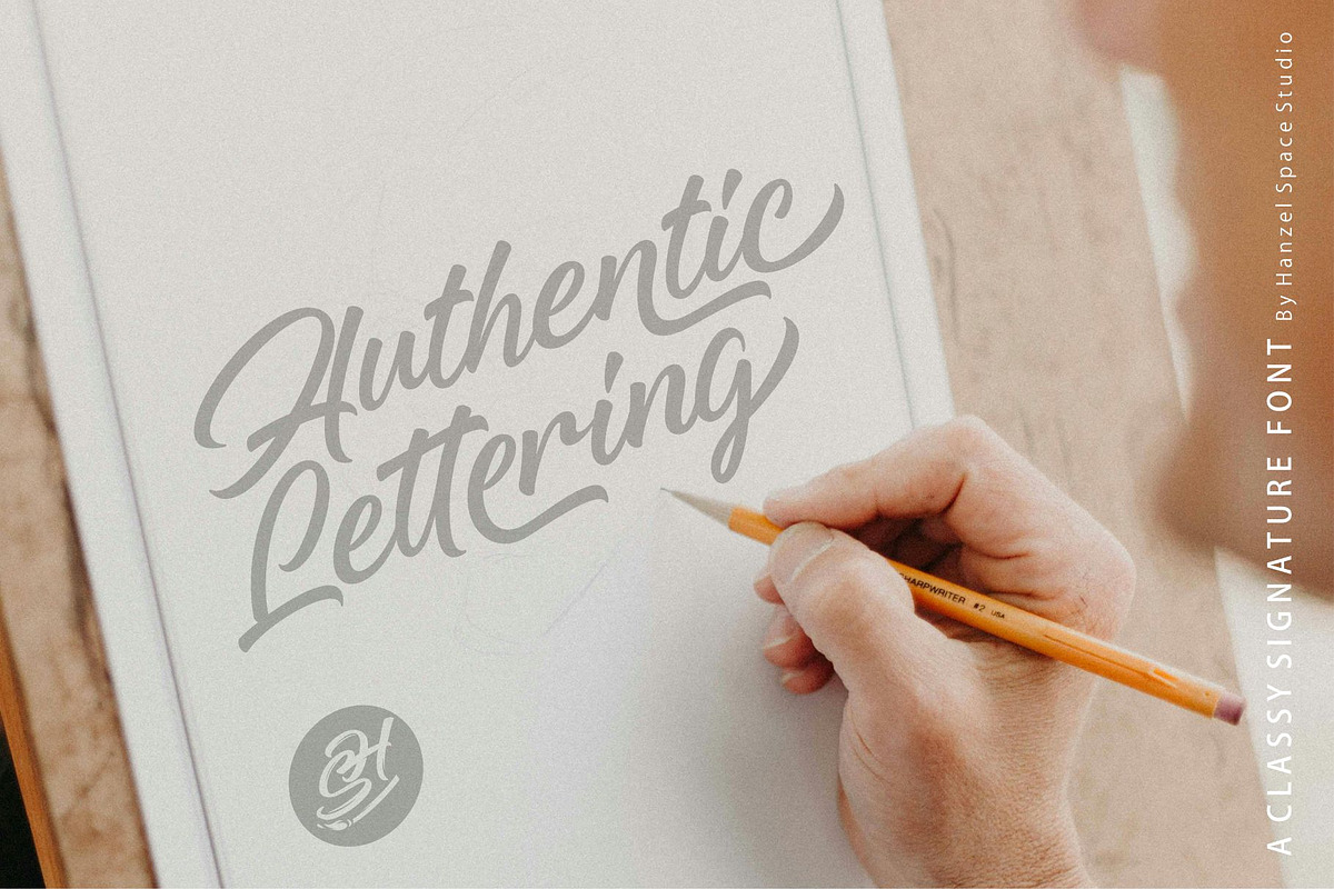 Histellin Script Font, a Script Font by HanzelSpace Studio (Photo 7 of 8)