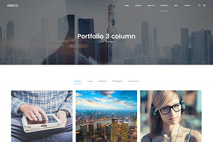 Greco - Business PSD Template