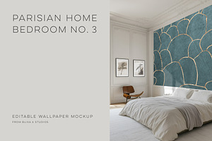 Paris Home Bedroom No. 3 Mockup