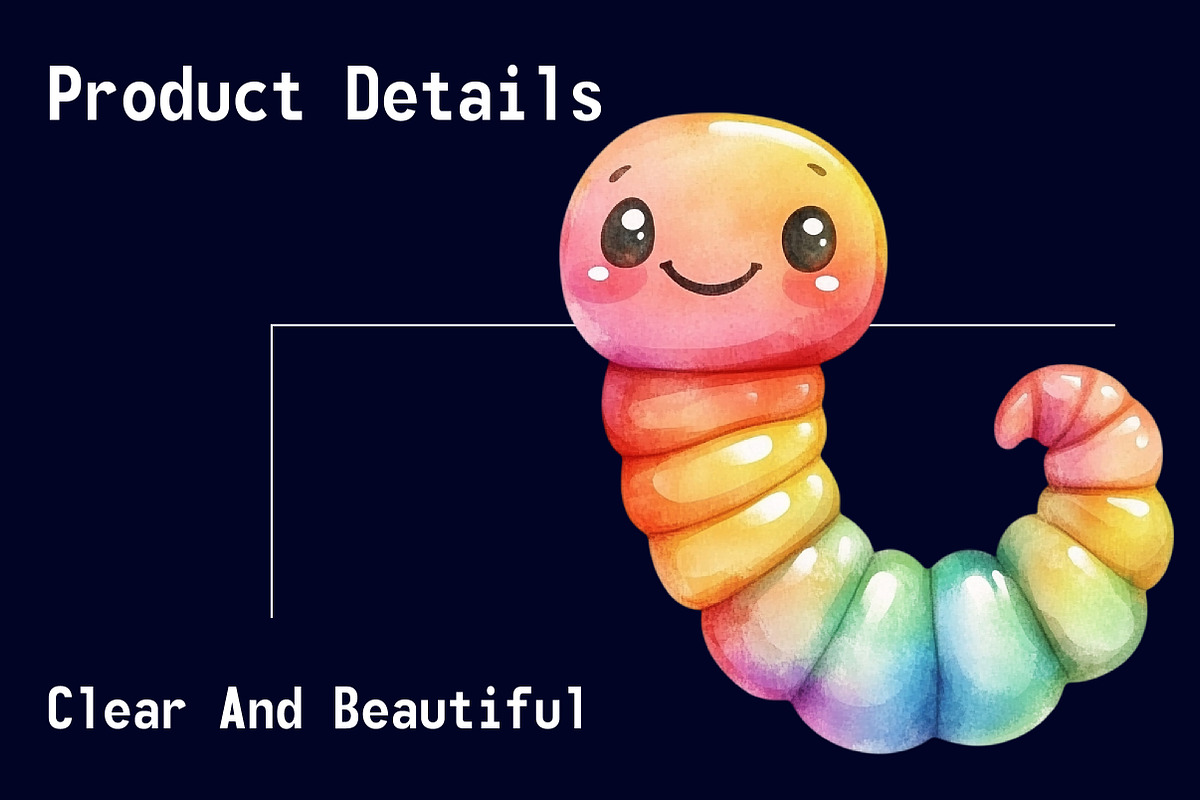 Kawaii Candy Clipart, a Seasonal Illustration by CitraGraphics (Photo 6 of 6)