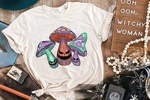 Mushroom Halloween Sublimation