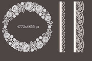 Big classic vintage lace collection., a Pattern Graphic by Ajuga (Thumbnail 8 of 10)